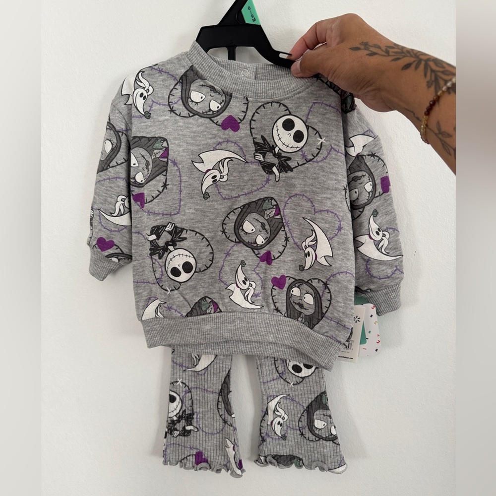 Disney NBC heart grey girls 6/9mi Set